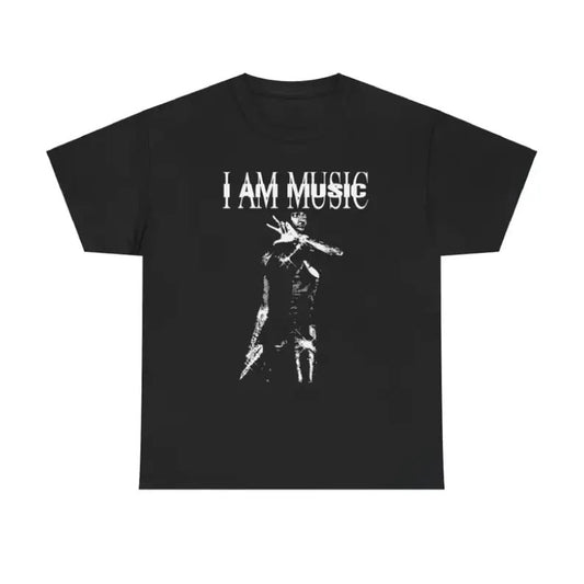 Vintage I Am Music Playboi Carti T-Shirt, Hip-Hop Fan Streetwear Gift, Bold Typography Graphic Tee, Unisex Heavy Cotton...