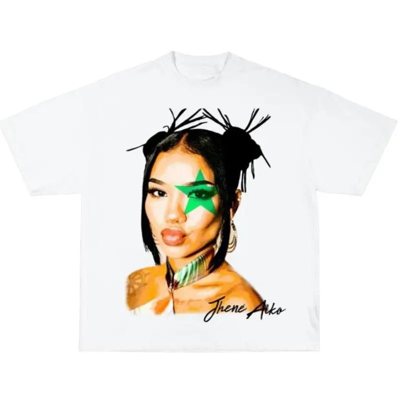 Vintage Jhene Aiko Rap Tee Big Face T-shirt Hoodie, Sweatshirt | WearSparks.com
