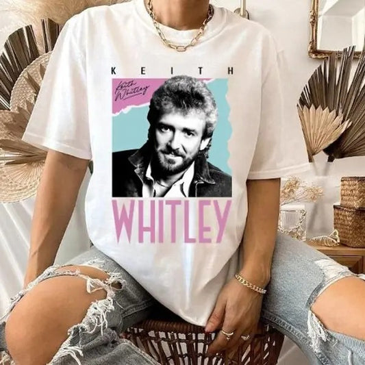 Vintage Keith Whitley Country Music 80s Retro Style T-Shirt Basic Graphic Hoodie, Sweatshirt | WearSparks.com