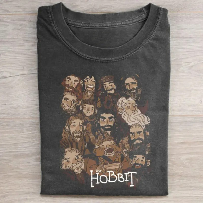 Vintage Lord Of The Rings Graphic Tee - Movie Graphic Tee - The Hobbit Cute - Gandalf - Legolas
