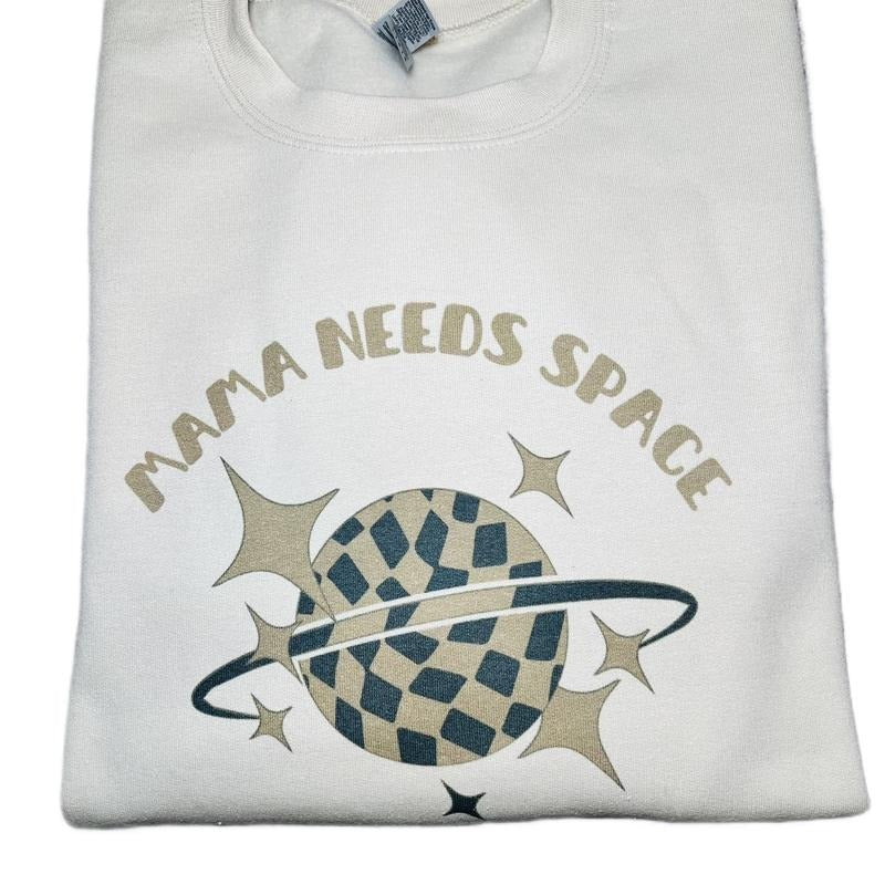 Vintage Mama Needs Space Crewneck T-Shirts, Hoodie, Sweatshirt | WearSparks.com