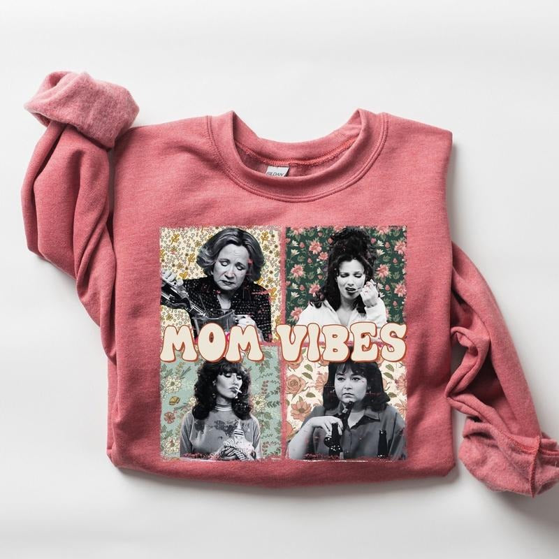 Vintage Mom Vibes Thug Life Sweatshirt, 90s Mom Vibes T-Shirt, Mother's Day Gift, Mama Gift Sweater, Mom Life Sweatshirt,...