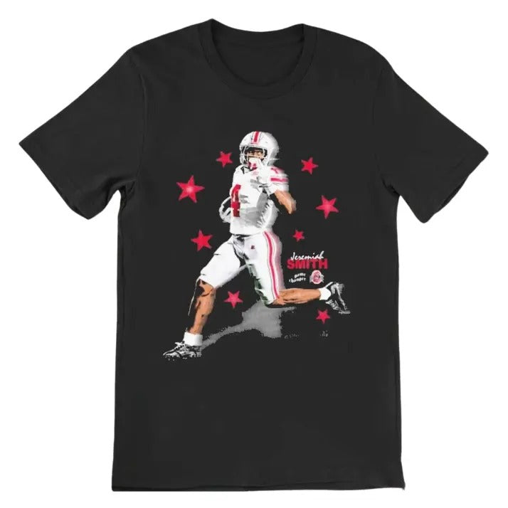 Vintage Official Jeremiah Smith #O.S.Buckeyess football NCAA 2025 Player Graphic t-shirt, Sweatshirt Wetsuit Crewneck Hoodie