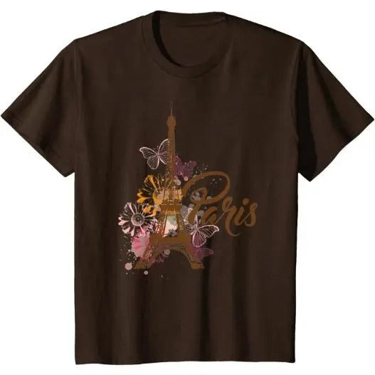 Vintage Paris Tshirt I Love Travel Wanderlust Eiffel Tower T-Shirt Made in USA Hoodie, Sweatshirt | WearSparks.com