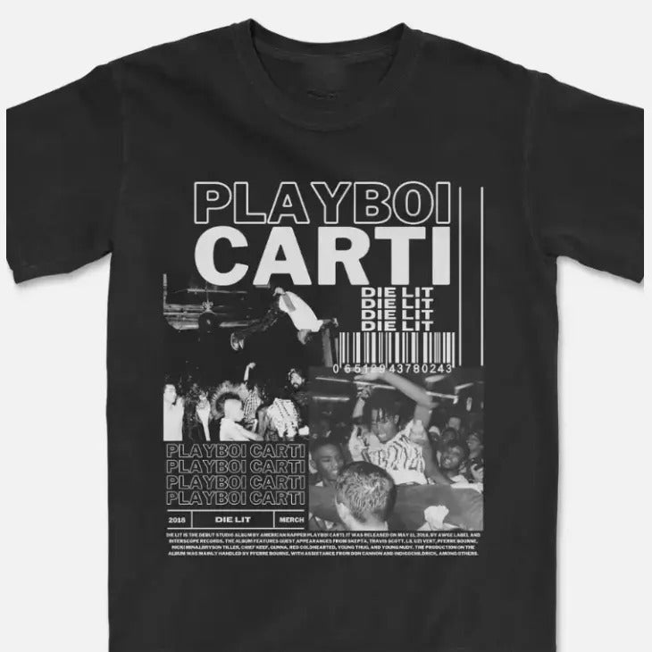 Vintage Playboi.C Shirt, Playboi.C Merch Gift Graphic, Hip Hop Shirt Mens T-Shirt, Unisex Top, Cotton T-Shirt, Crew Neck...