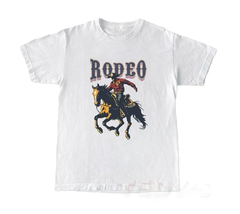 Vintage Rodeo 90s Graphic Cowboy T-Shirt, 2000s Graphic Western Shirt, Retro Cool Tee, Rodeo  Unisex Shirt, Wild West...