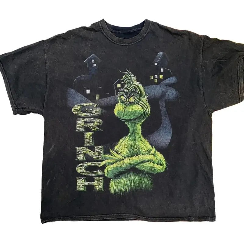 Vintage STANK Christmas t-shirt, 90' Graphic tee Hoodie, Sweatshirt | WearSparks.com