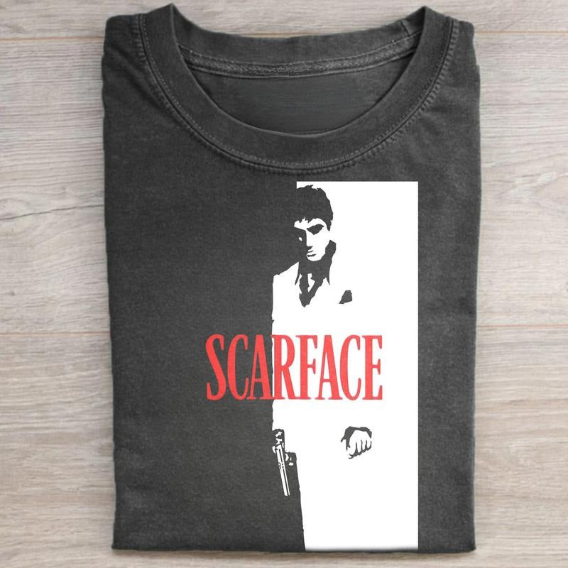 Vintage Scarface Movie Graphic Tee - Tony Montana Shirt - Al Pacino Shirt - Iconic Movie Scene Shirt