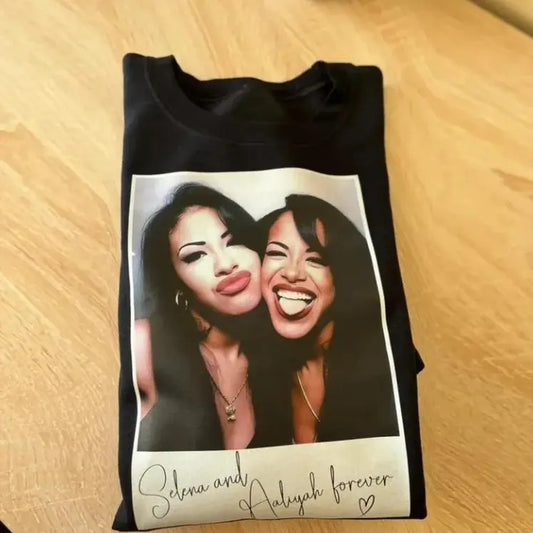 Vintage Selena and Aaliyah Shirt, Selena Shirt, Aaliyah Shirt, Aaliyah One in a Million Shirt, Aaliyah Merch, Aaliyah...