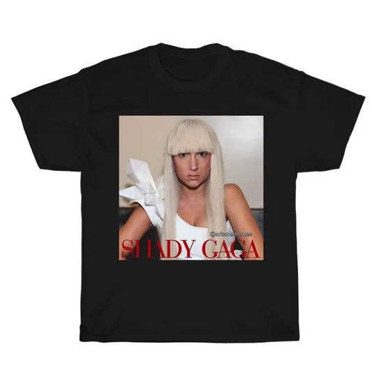 Vintage Shady Gaga Graphic Unisex Shirt, Bootleg Rap Design Shirt, Hip-Hop Merchandise, Rap Gift for Him Her Crewneck...
