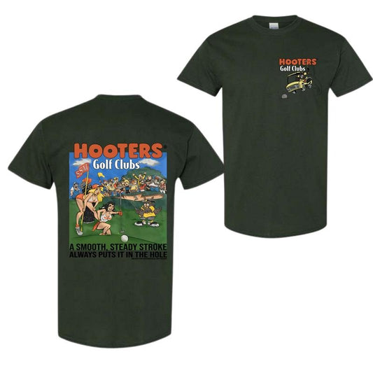 Vintage Spencers Ho*ters Country Club, T-Shirt For Womens, Mens Menswear Top, Full size, Full colod Classic Collar...