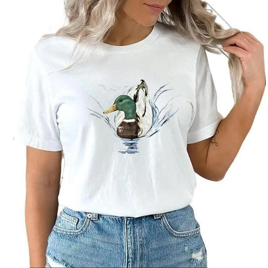Vintage Style Hunting Duck Shirt Hoodie Sweatshirt Unisex Mallard Gifts for Hunters Cotton Womenswear | WearSparks.com
