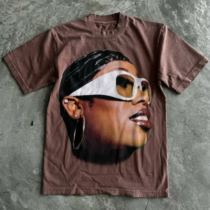 Vintage Style Missy Elliot Unisex T-Shirt Menswear Retro christmas shirt Hoodie, Sweatshirt | WearSparks.com