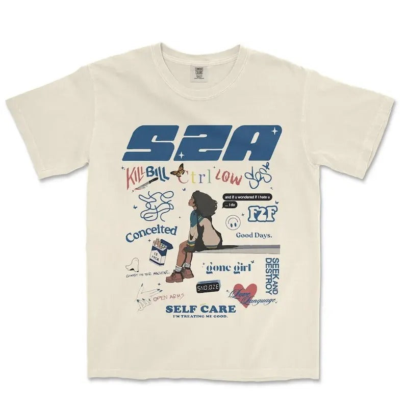 Vintage Sza New Bootleg 90s Shirt, Sza Vintage Shirt, Sza Photoshoot Shirt, Music RnB Singer Rapper Shirt, Gift For Fan,...