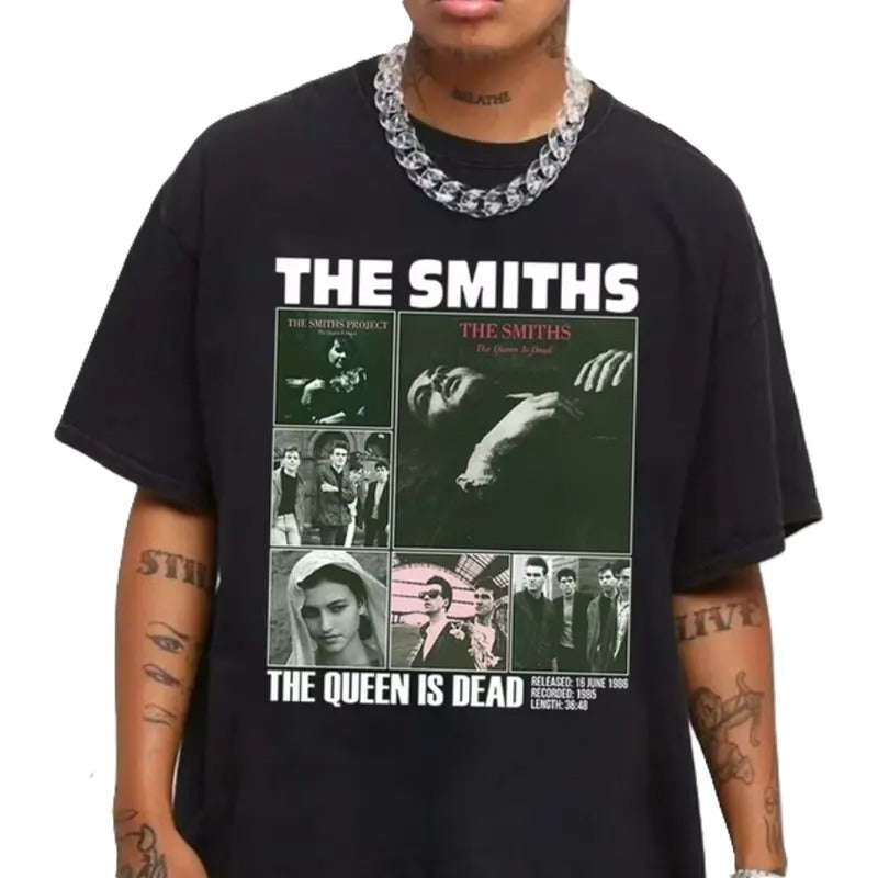 Vintage The Smiths Shirt, 80s The Smiths Meat Is Murder Rock Band Tee, Graphic T-Shirt, Fan Gift, Unisex Merch, Y2K...