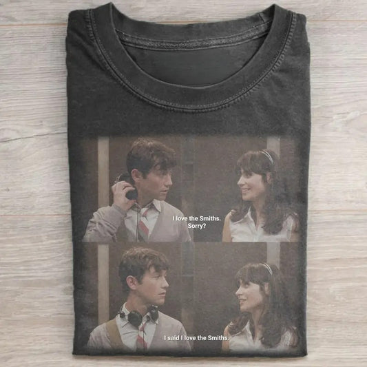 Vintage Tom Hansen and Summer Graphic Tee - I love the Smiths Shirt - 500 Days of Summer Movie Shirt - Romantic Movie Shirt