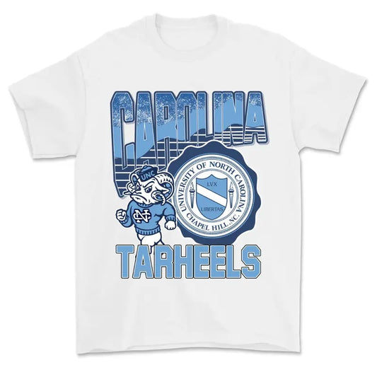 Vintage UNC Tar Heels Mascot Logo T-Shirt, NCAA UNC Tar Heels Shirt, University of North Carolina Hoodie, Sweatshirt