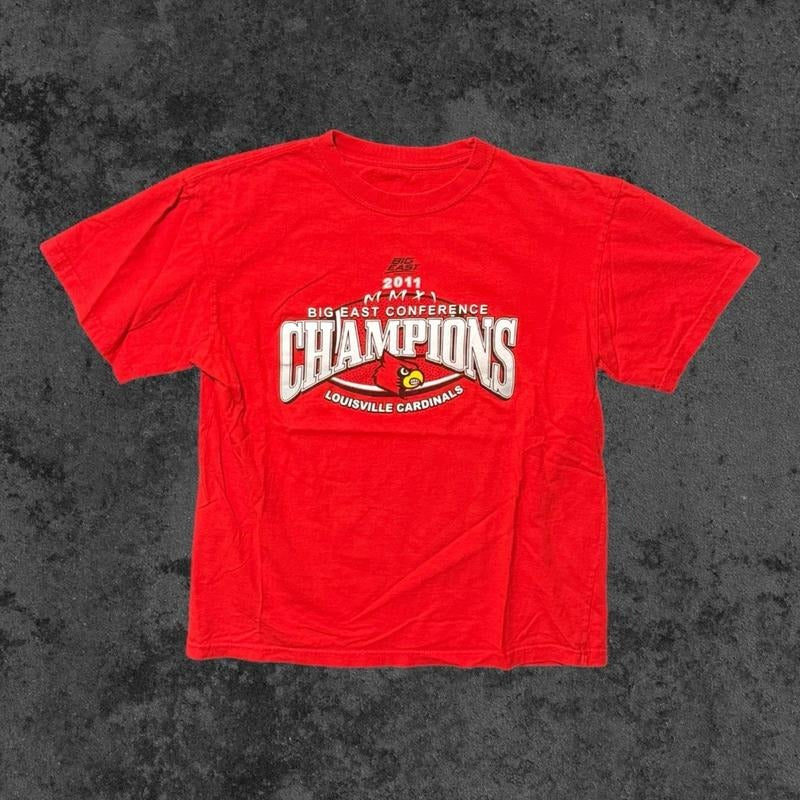 Vintage Y2K Louisville Cardinals Graphic  Unisex T-shirt Sweatshirt Hoodie 53 | WearSparks.com