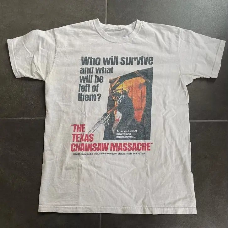 Vintage y2k The Texas Chainsaw Massacre T-Shirt 90s Horror Movie
