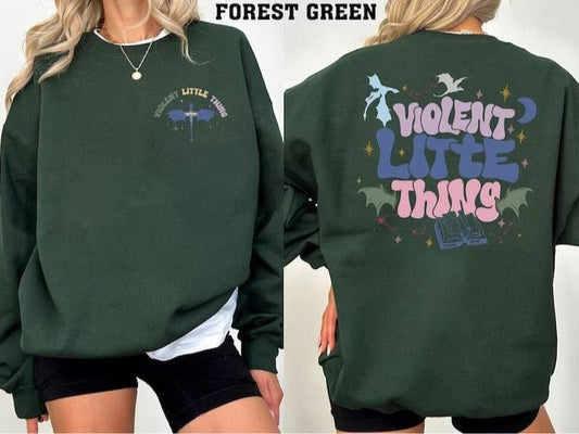 Violent Little Things Sweatshirt, Violet Sorrengail Shirts, Fourth Wing Fan Shirt, Xaden Riorson Shirts, Dragon Rider,...