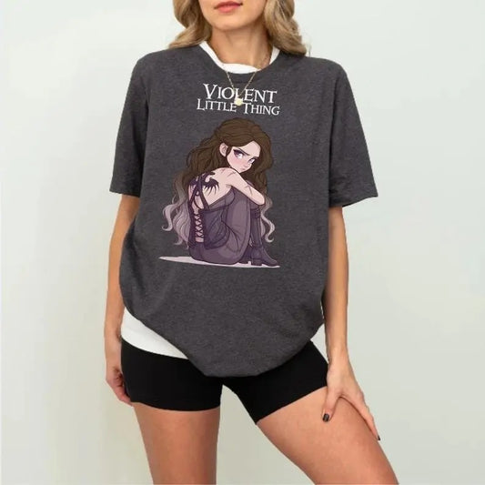Violent Sorrengail shirt, Violent Little Thing, Fourth Wing Merch, Xaden Fourth Wing Shirt, Iron Flame Sweatshirt,...