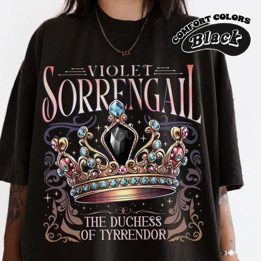 Violet Sorengail T-Shirt | Fourth Wing Series | Dragon Rider | Bookish Sweat Gift For Book | Tairn&Andarna | Onyx Storm...