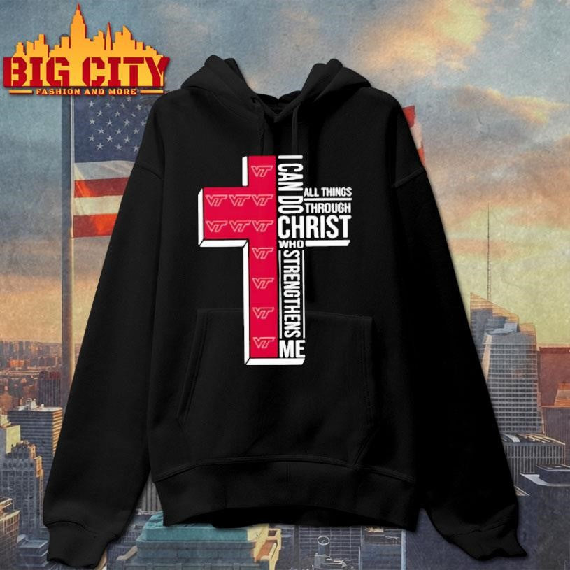 Virginia Tech Womens Basketball I Can All Things Do Through Christ Who Strengthens Me Shirt
