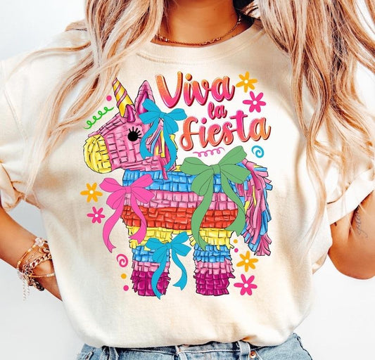 Viva La Fiesta Mexican Pinata Coquette Party Fiesta Vibes Festival 2025 T-Shirt Hoodie, Sweatshirt | WearSparks.com