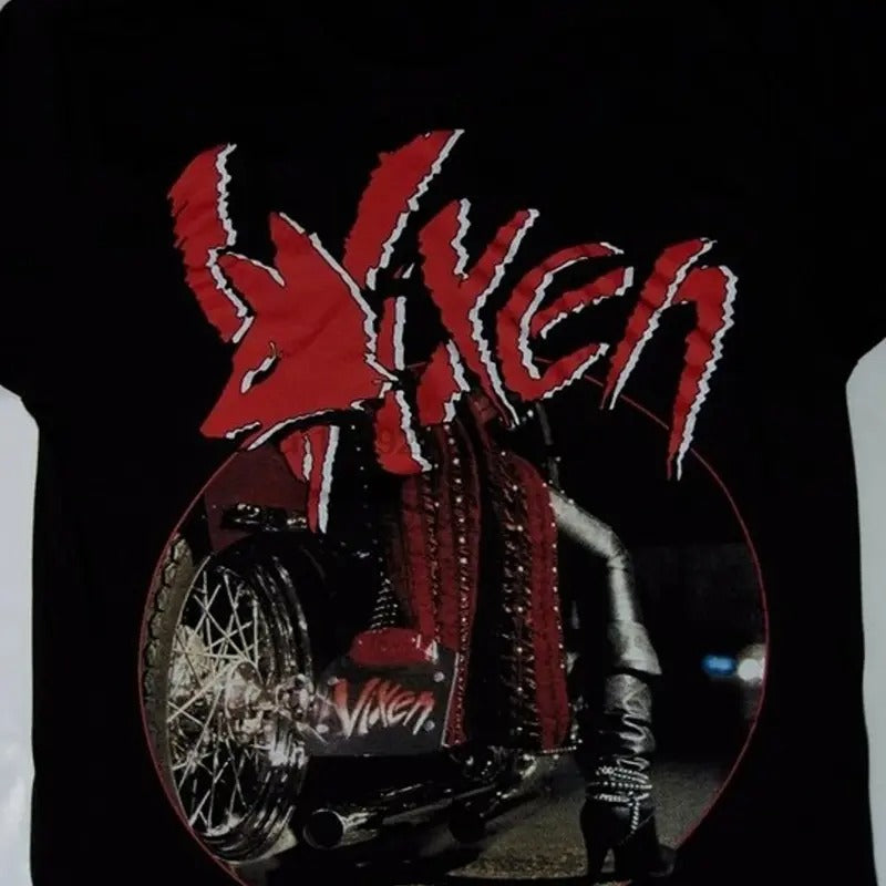 Vixen - Band Tour T-Shirt Cotton Black S To 5XL Tee Hoodie, Sweatshirt | WearSparks.com