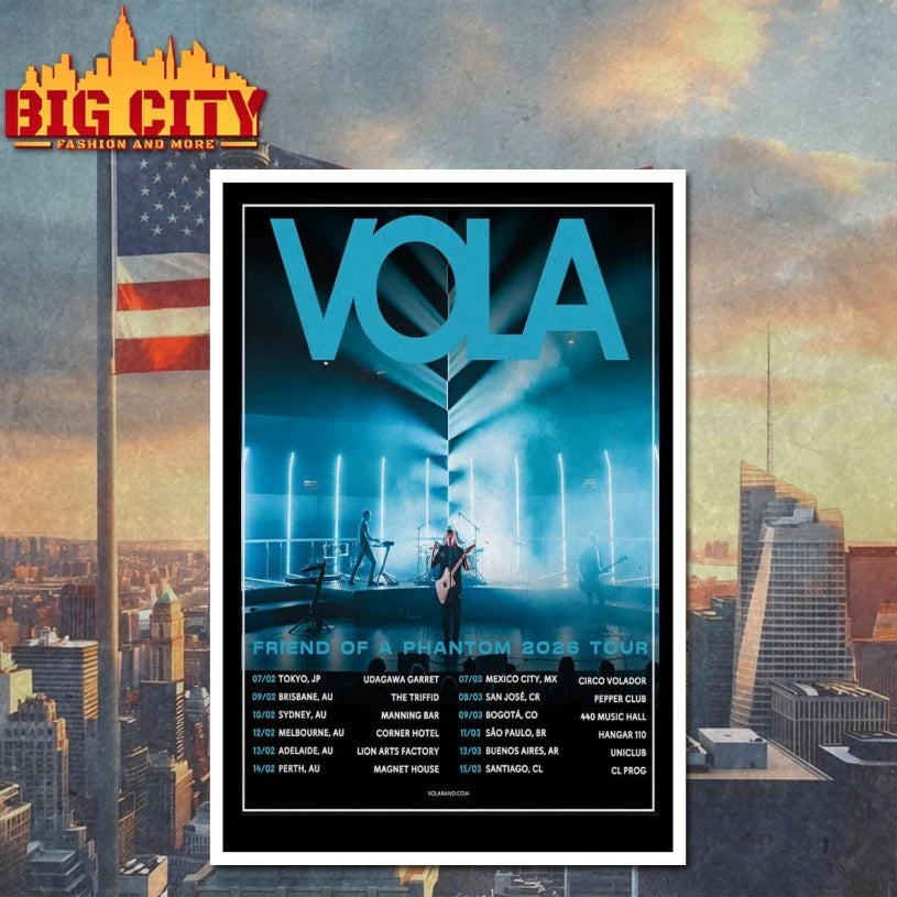 Vola Friend Of A Phantom 2026 Tour Poster shirt