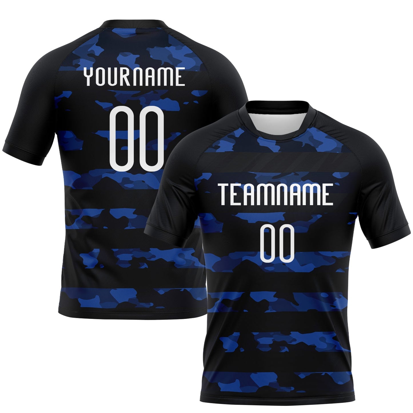 Custom Black White Camo Shape Sublimation Volleyball Uniform Jersey T-Shirts, Hoodie, Sweatshirt | WearSparks.com (Image 1)