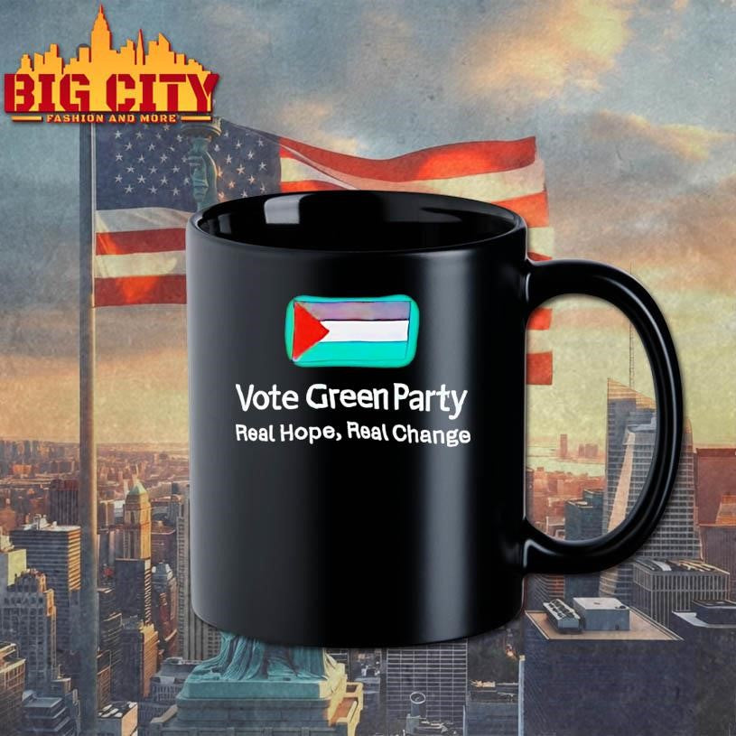 Vote Green Party Real Hope Real Change Shirt