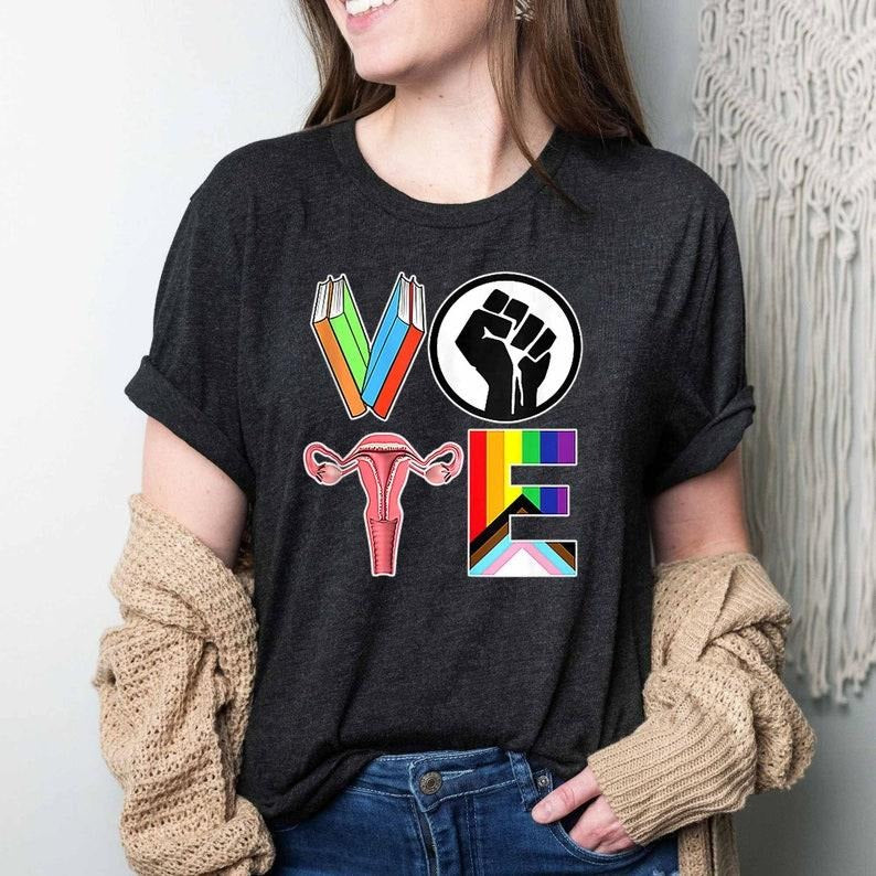 Vote Like Ruth Sent You Shirt, Banned Books Shirt, BLM Shirt, Election 2024 Shirt, LGBTQ Shirttttt Hoodie, Sweatshirt