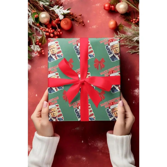Vote Trump Gift Christmas Wrap Paper Vote 2024 President Trump 2024 Supporter MAGA 2024 Election 2024 Trump Supporter...