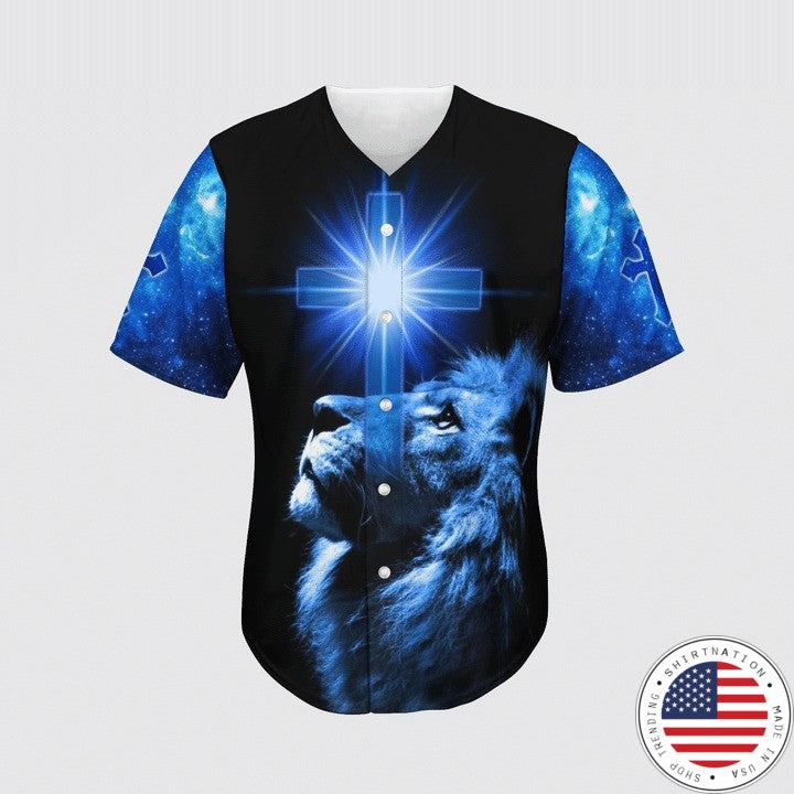 I believe in god out father Baseball Jersey