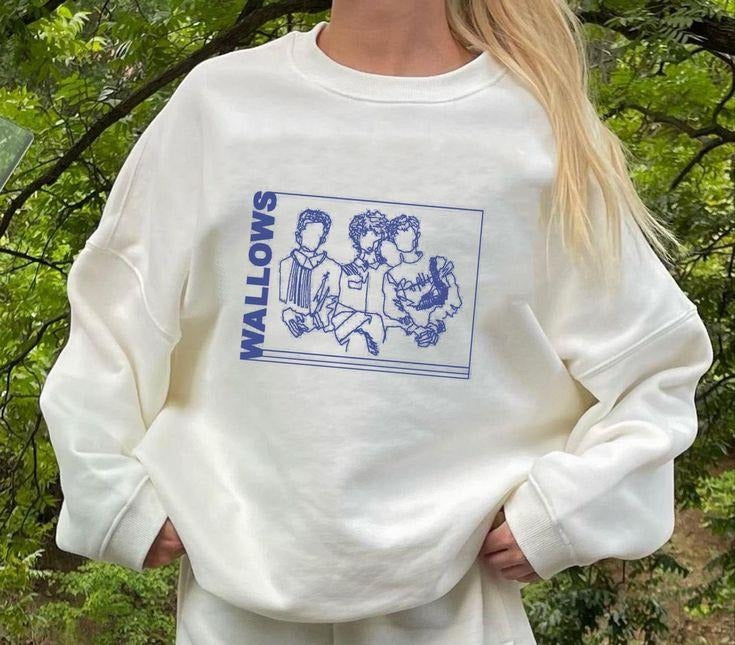 WALLOWS Indie Band Sweatshirt, Wallows Vintage Sweatshirt, Wallows Homage Shirt, Wallows Hoodie | WearSparks.com