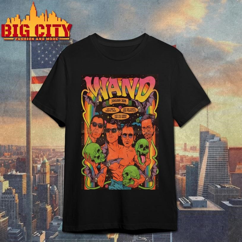 WAND January 2026 California Tour Poster Shirt