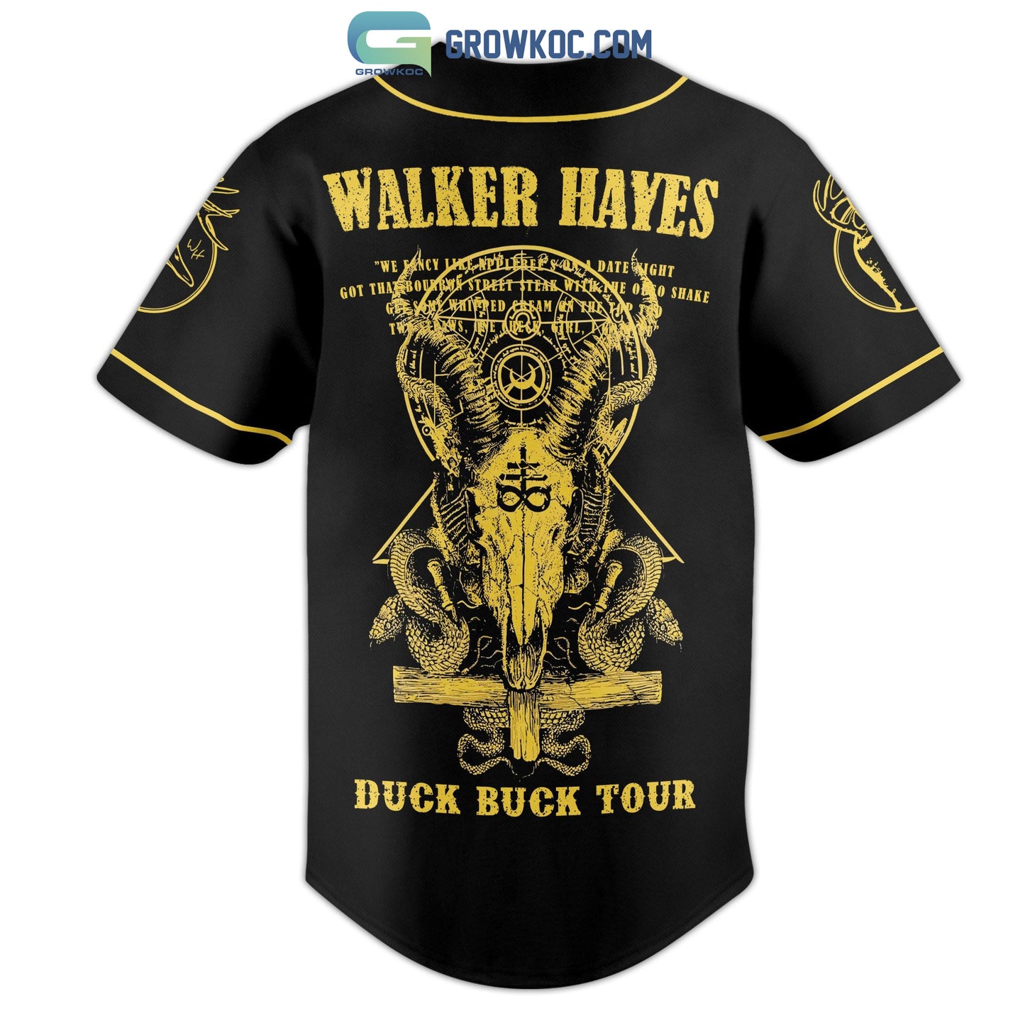 Walker Hayes Duck Buck Tour 2023 Baseball Jersey