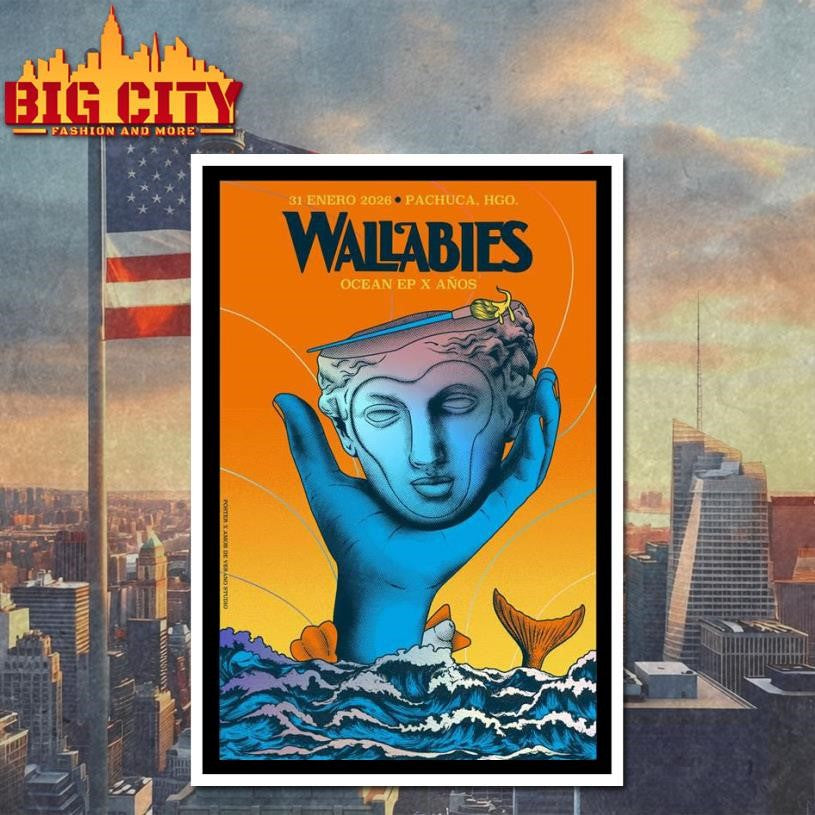 Wallabies Jan 31 2026 Pachuca HGO Poster shirt