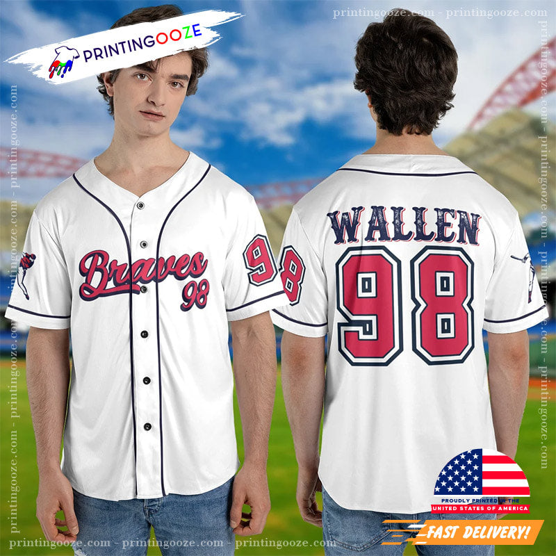 Wallen 98 Braves Baseball Jersey Shirt