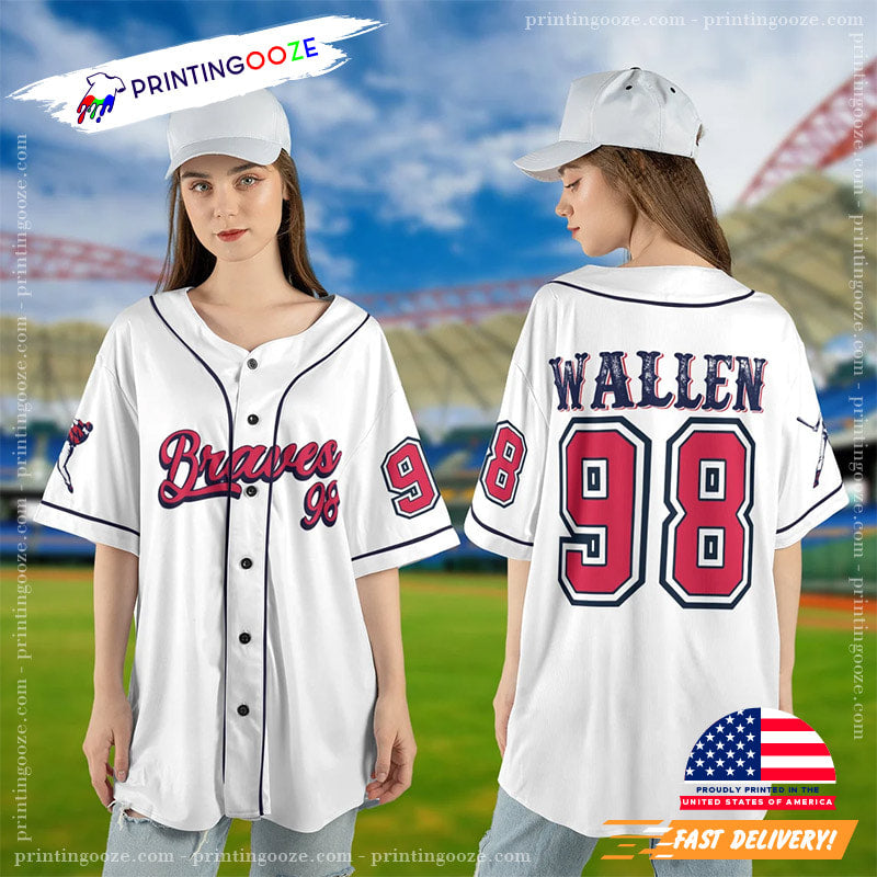 Wallen 98 Braves Baseball Jersey Shirt