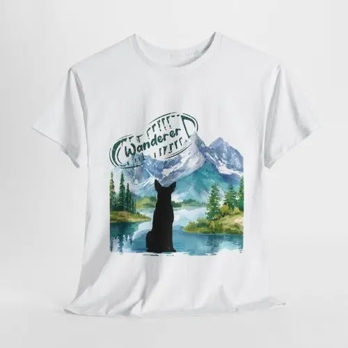 Wanderer Mountain Hiker Doglover Shirt Wanderlust Bergliebe Hiking with Dog Nature Lover Comfort Colors Unisex Cotton...