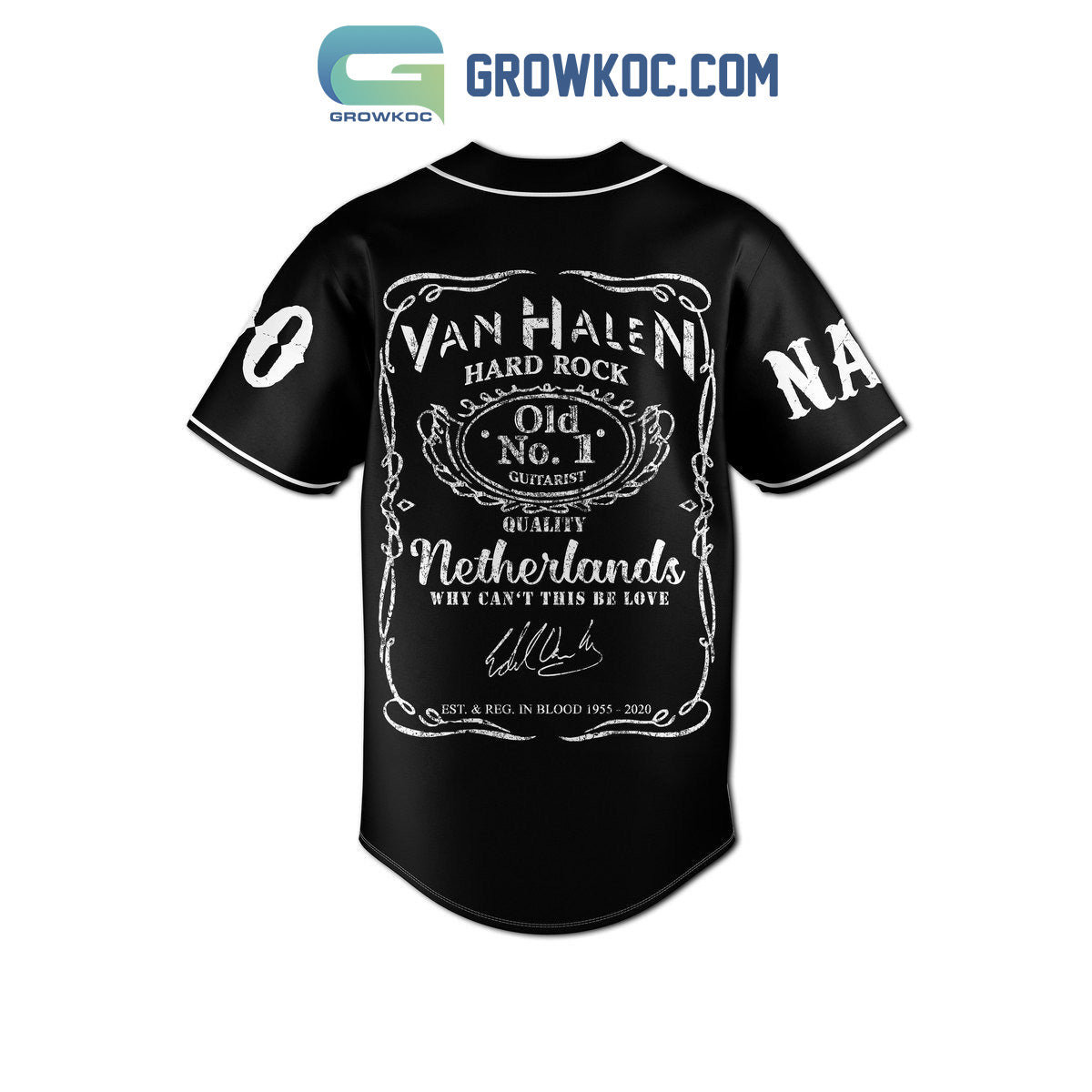Wanna Go Back To 1980s To See Eddie Van Halen On The Stage Personalized Baseball Jersey