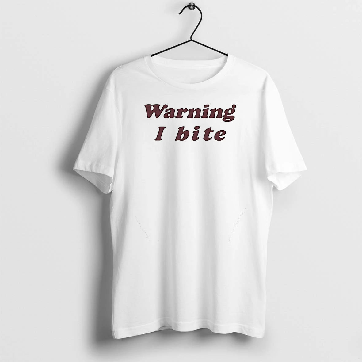 Warning I Bite Tshirts Sweater