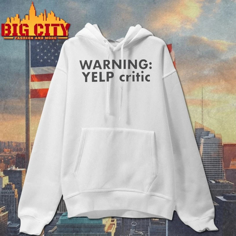 Warning Yelp Critic Shirt