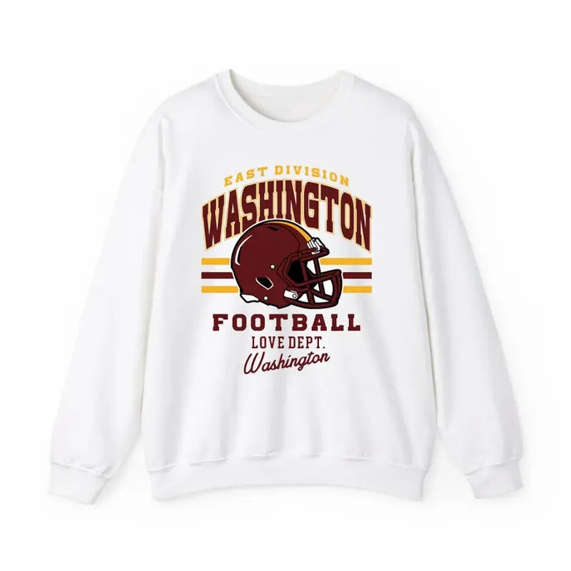 Washington Football Sweatshirt Crewneck, Washington Vintage Football Sweatshirt, Game Day Gift T-Shirts, Hoodie