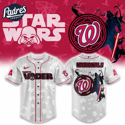 Washington Nationals MLB x Darth Vader Is Anakin Baseball Jersey - Padres Jersey Oasis: Elevate Your Baseball Style Game...