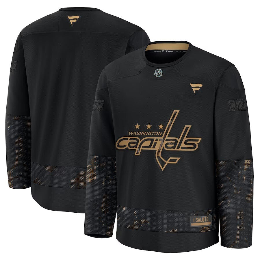 Washington Capitals 2024 Military Appreciation Practice Jersey - Black