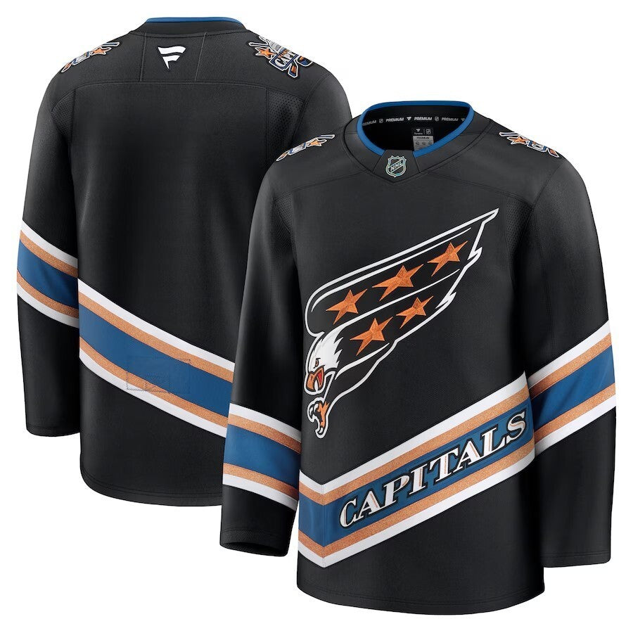 Washington Capitals Fanatics Alternate 50th Anniversary Premium Jersey - Black