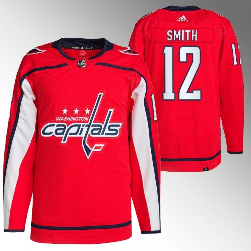 Washington Capitals #12 Craig Smith Red Home Jersey